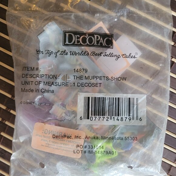 The Muppets Decopak Cake Topper Set, Sealed - Picture 9 of 11